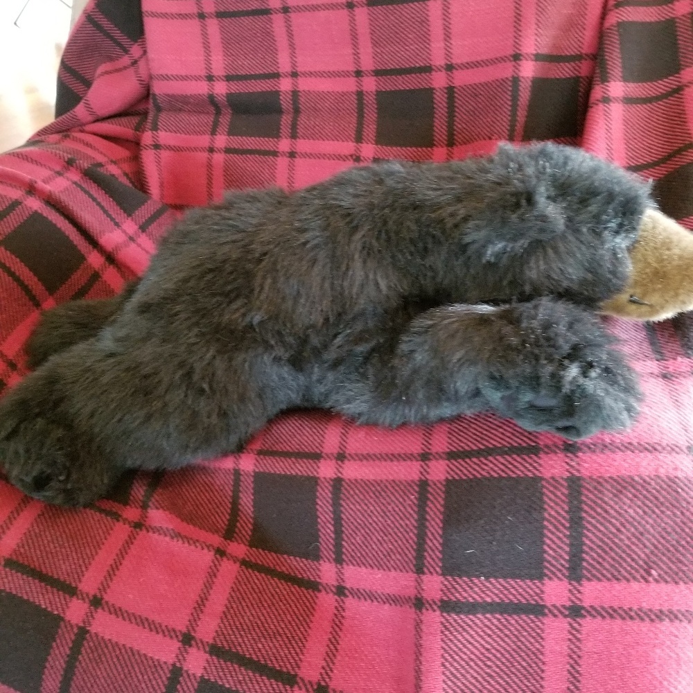 Good quality stuffed black bear